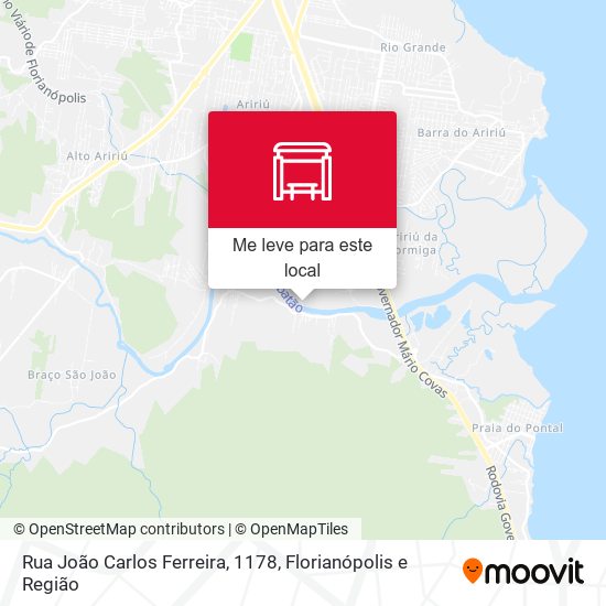Rua João Carlos Ferreira, 1178 mapa