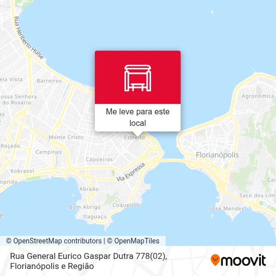 Rua General Eurico Gaspar Dutra 778(02) mapa