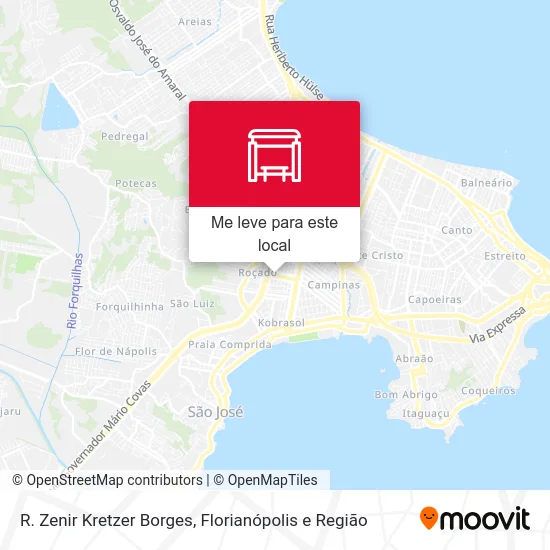 R. Zenir Kretzer Borges mapa