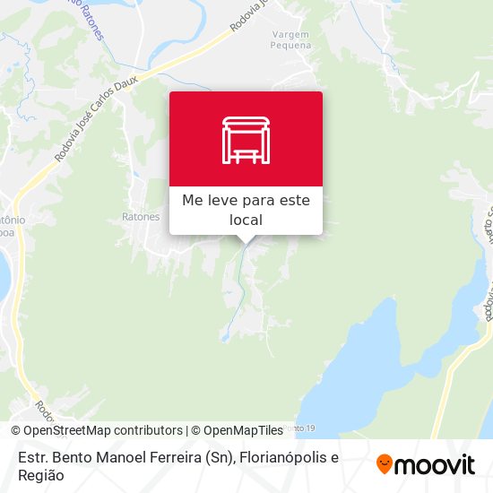 Estr. Bento Manoel Ferreira (Sn) mapa