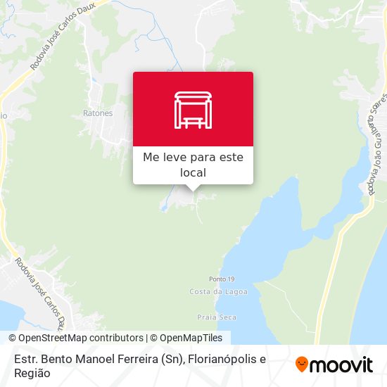 Estr. Bento Manoel Ferreira (Sn) mapa