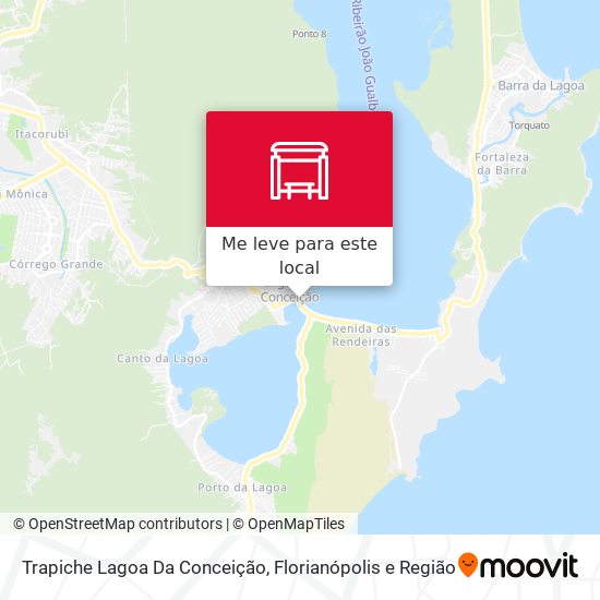 Trapiche Lagoa Da Conceição mapa