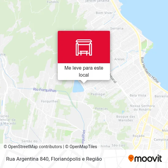 Rua Argentina 840 mapa