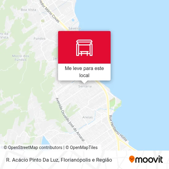 R. Acácio Pinto Da Luz mapa
