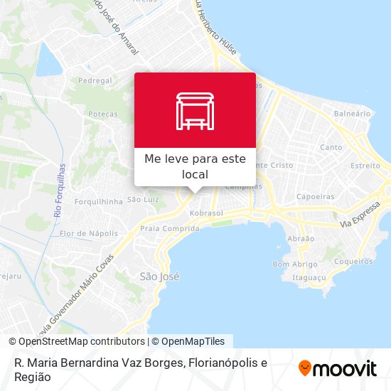 R. Maria Bernardina Vaz Borges mapa
