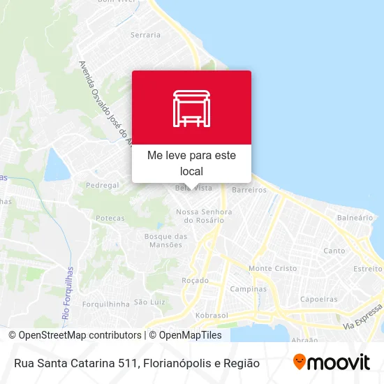 Rua Santa Catarina 511 mapa
