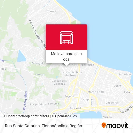 Rua Santa Catarina mapa