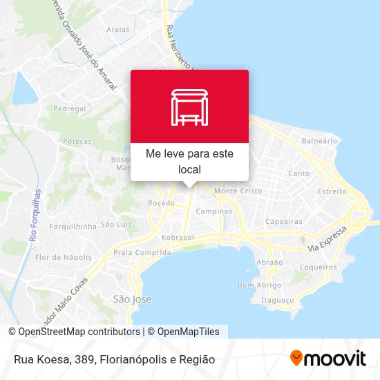 Rua Koesa, 389 mapa