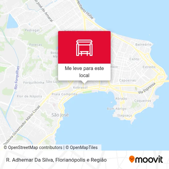 R. Adhemar Da Silva mapa