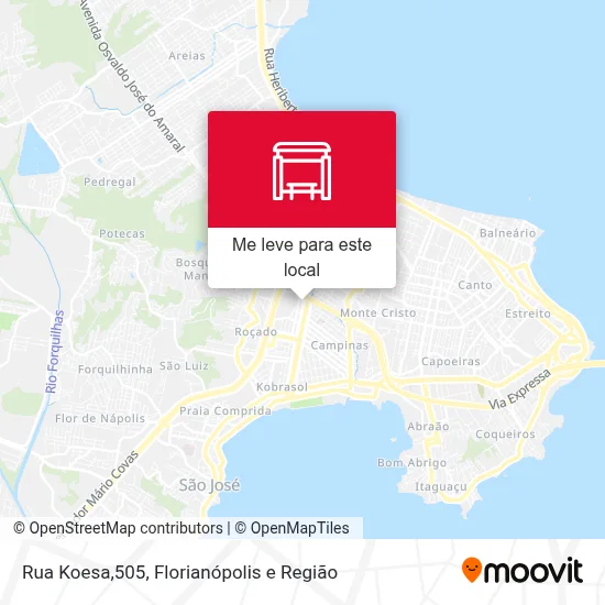 Rua Koesa,505 mapa