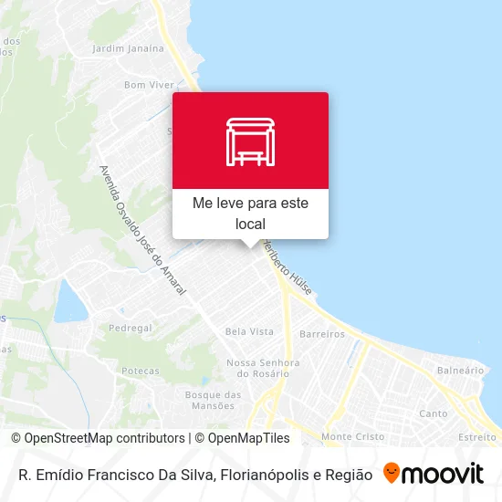 R. Emídio Francisco Da Silva mapa