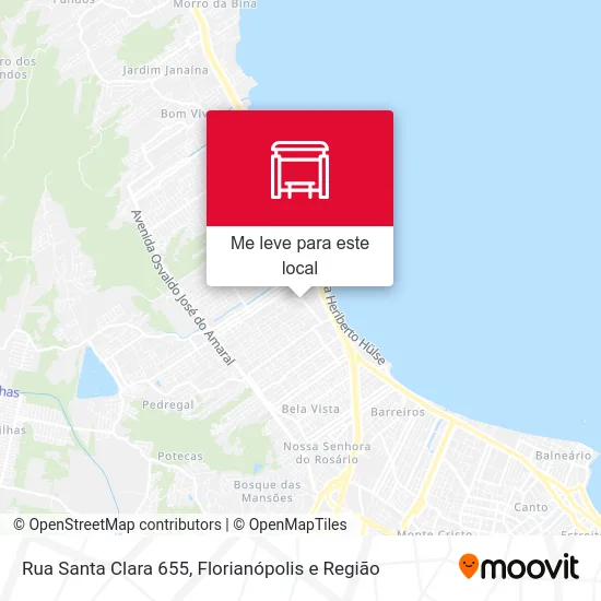 Rua Santa Clara 655 mapa