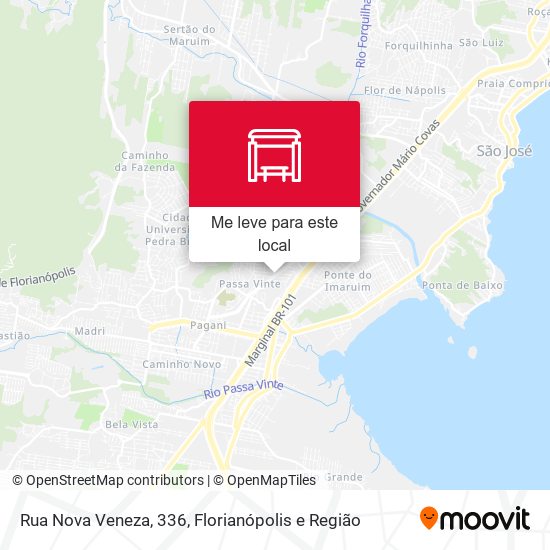 Rua Nova Veneza, 336 mapa