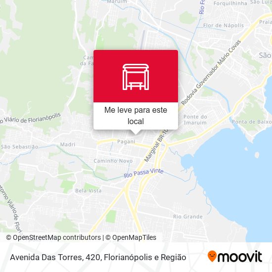 Avenida Das Torres, 420 mapa