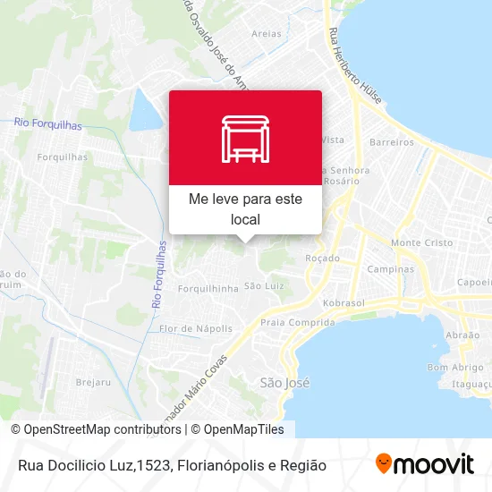 Rua Docilicio Luz,1523 mapa