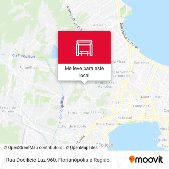 Rua Docilicio Luz 960 mapa