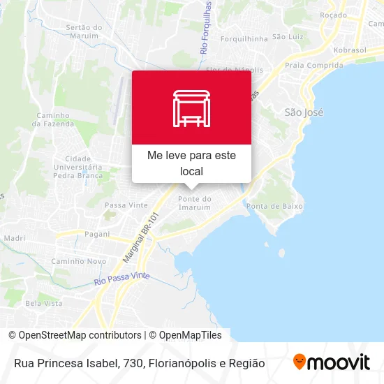 Rua Princesa Isabel, 730 mapa