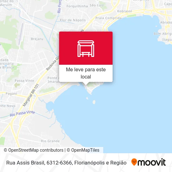 Rua Assis Brasil, 6312-6366 mapa