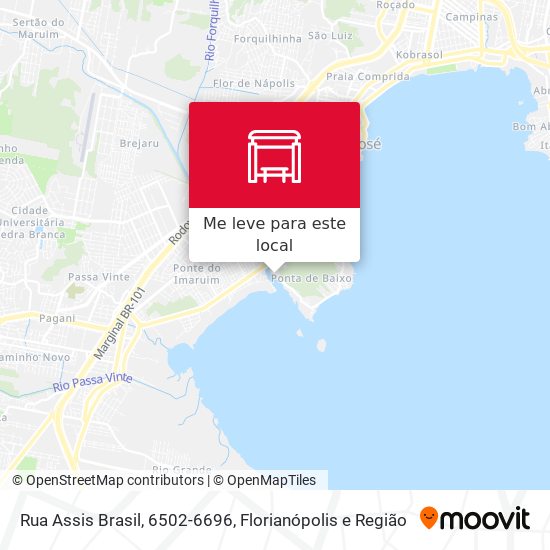 Rua Assis Brasil, 6502-6696 mapa