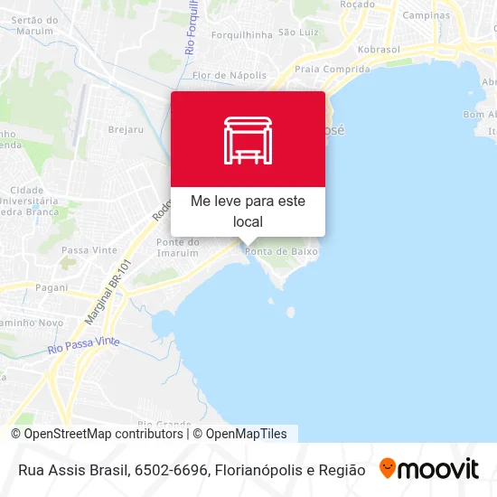 Rua Assis Brasil, 6502-6696 mapa