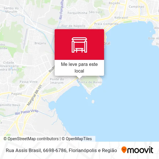 Rua Assis Brasil, 6698-6786 mapa