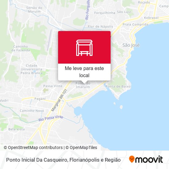 Ponto Inicial Da Casqueiro mapa