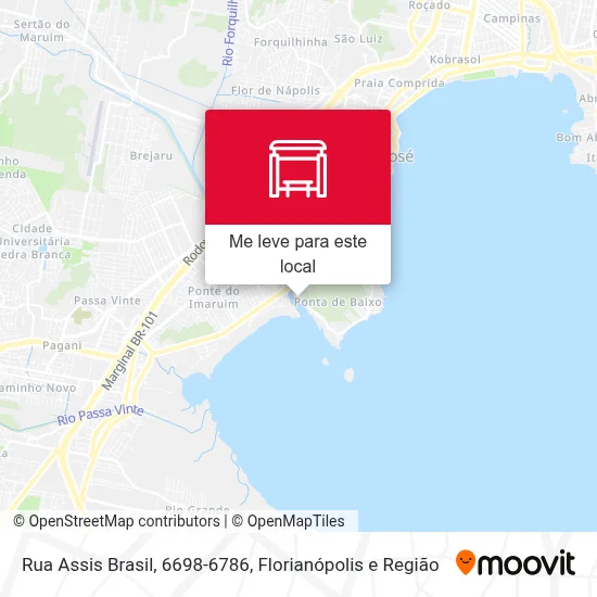 Rua Assis Brasil, 6698-6786 mapa