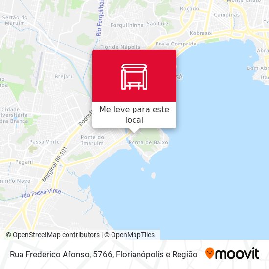 Rua Frederico Afonso, 5766 mapa