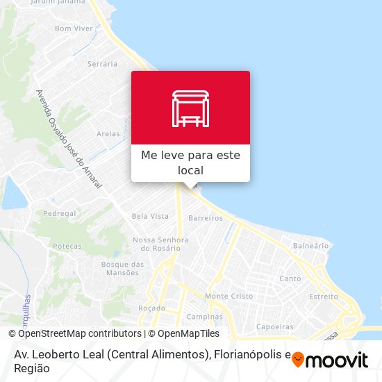 Av. Leoberto Leal (Central Alimentos) mapa
