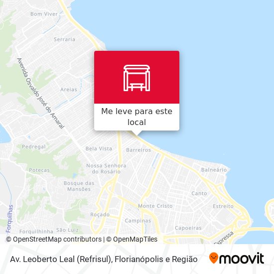 Av. Leoberto Leal (Refrisul) mapa