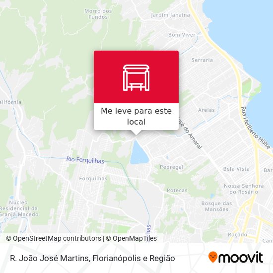 R. João José Martins mapa