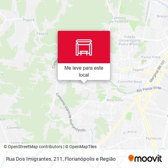 Rua Dos Imigrantes, 211 mapa