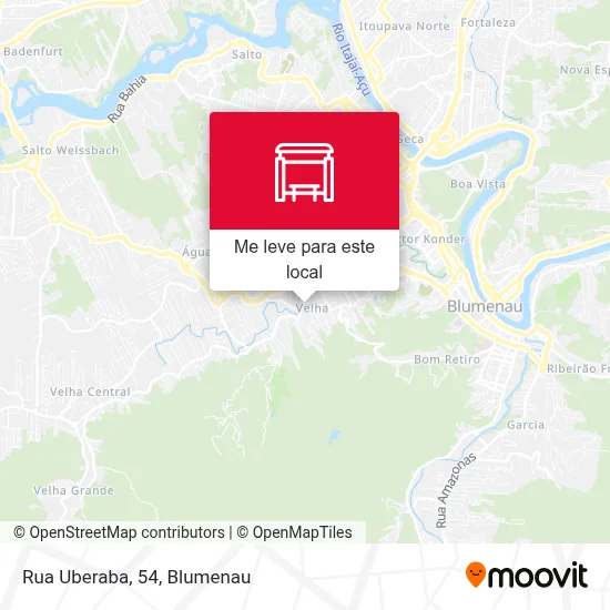 Rua Uberaba, 54 mapa