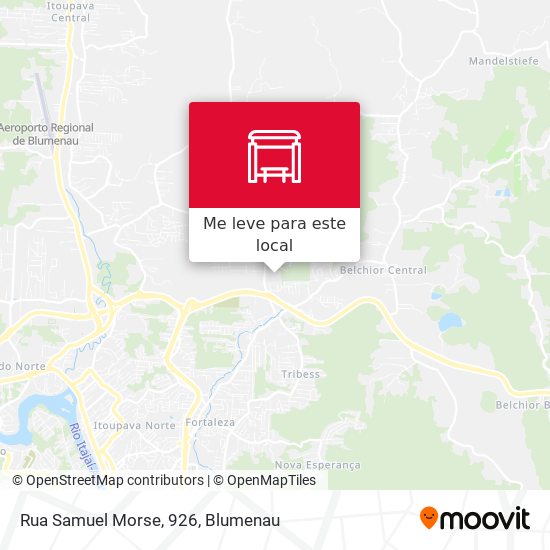 Rua Samuel Morse, 926 mapa