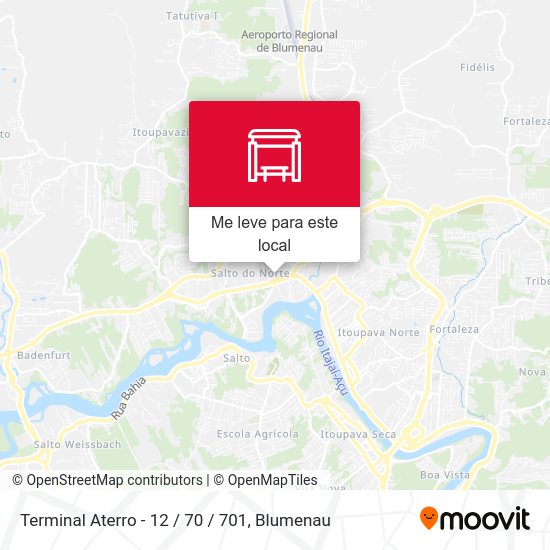 Terminal Aterro - 12 / 70 / 701 mapa