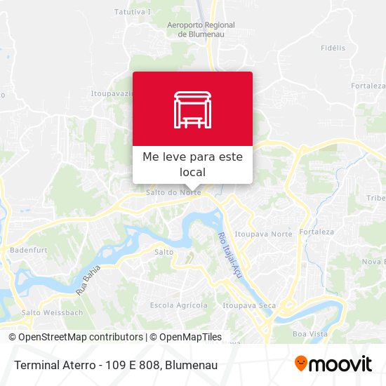 Terminal Aterro - 109 E 808 mapa