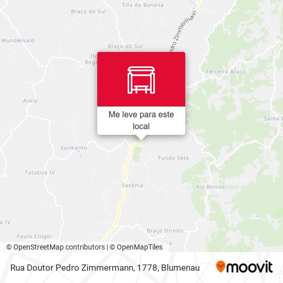 Rua Doutor Pedro Zimmermann, 1778 mapa