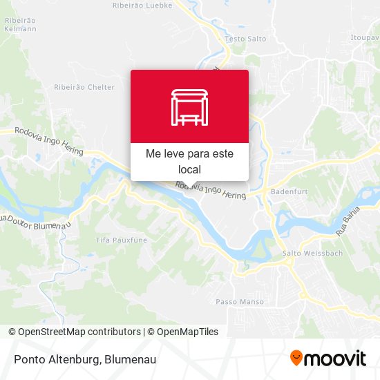 Ponto Altenburg mapa