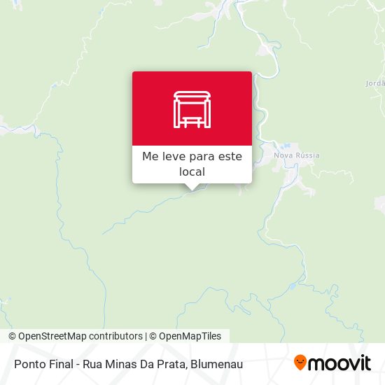 Ponto Final - Rua Minas Da Prata mapa