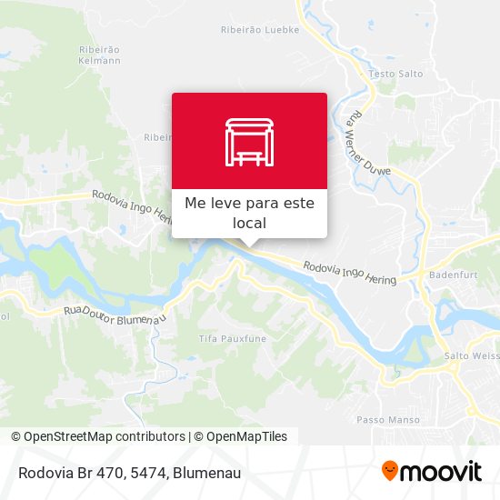 Rodovia Br 470, 5474 mapa