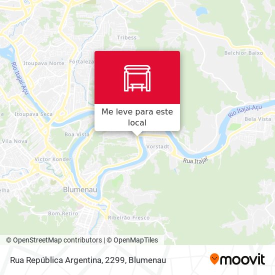 Rua República Argentina, 2299 mapa