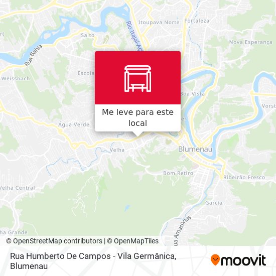 Rua Humberto De Campos - Vila Germânica mapa