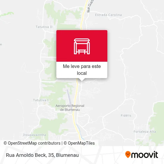 Rua Arnoldo Beck, 35 mapa