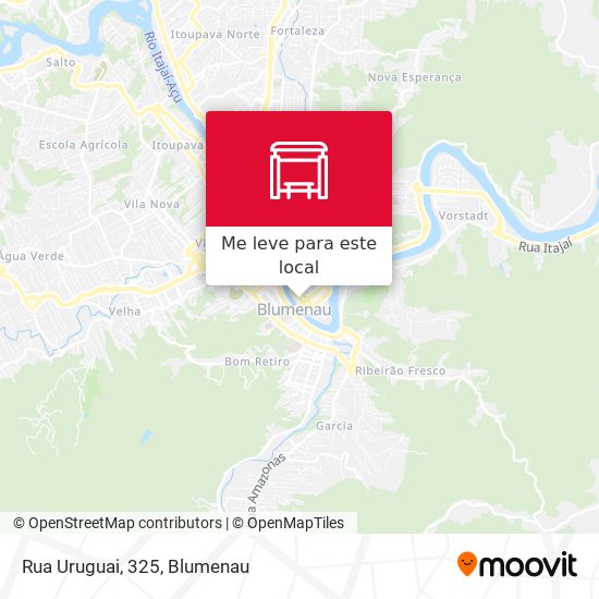 Rua Uruguai, 325 mapa