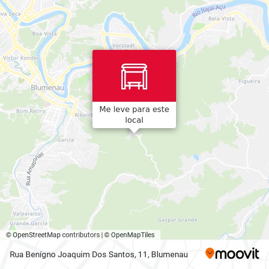 Rua Benígno Joaquim Dos Santos, 11 mapa