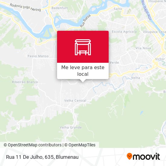 Rua 11 De Julho, 635 mapa