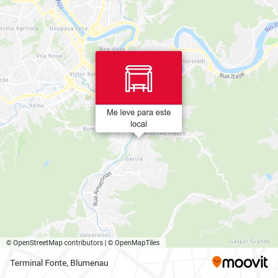 Terminal Fonte mapa
