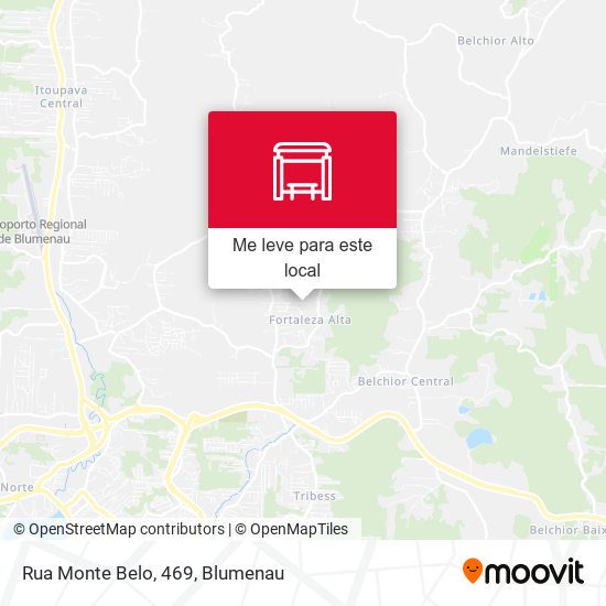 Rua Monte Belo, 469 mapa