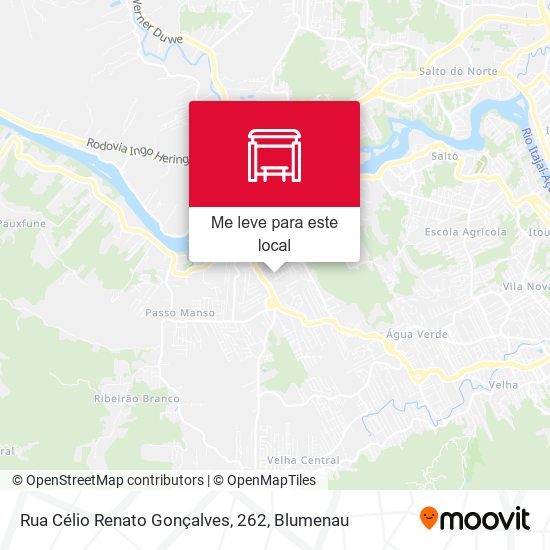 Rua Célio Renato Gonçalves, 262 mapa