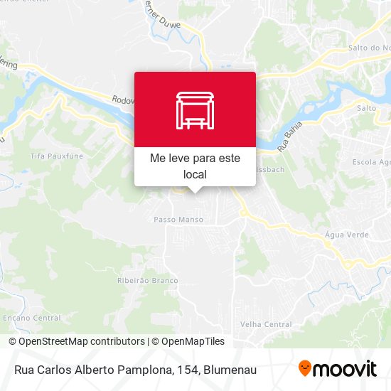 Rua Carlos Alberto Pamplona, 154 mapa